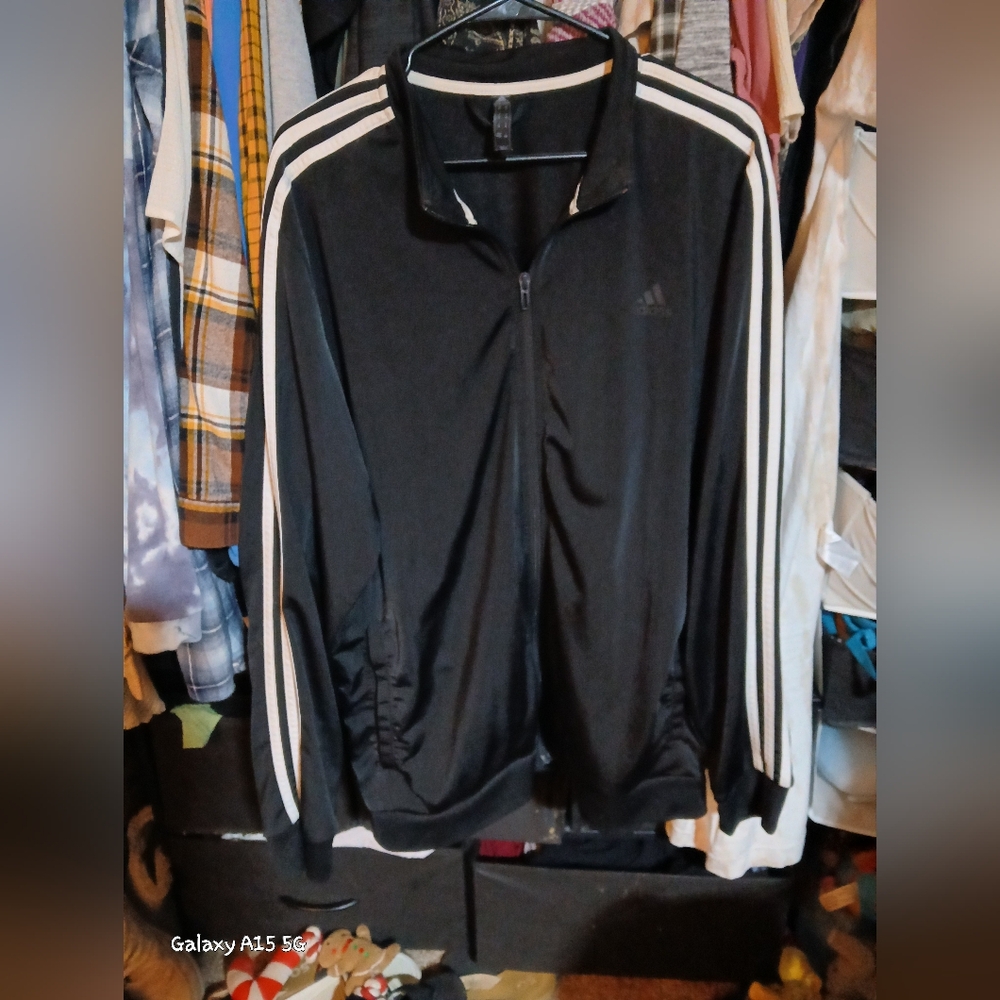 adidas Black and White Men's Jacket